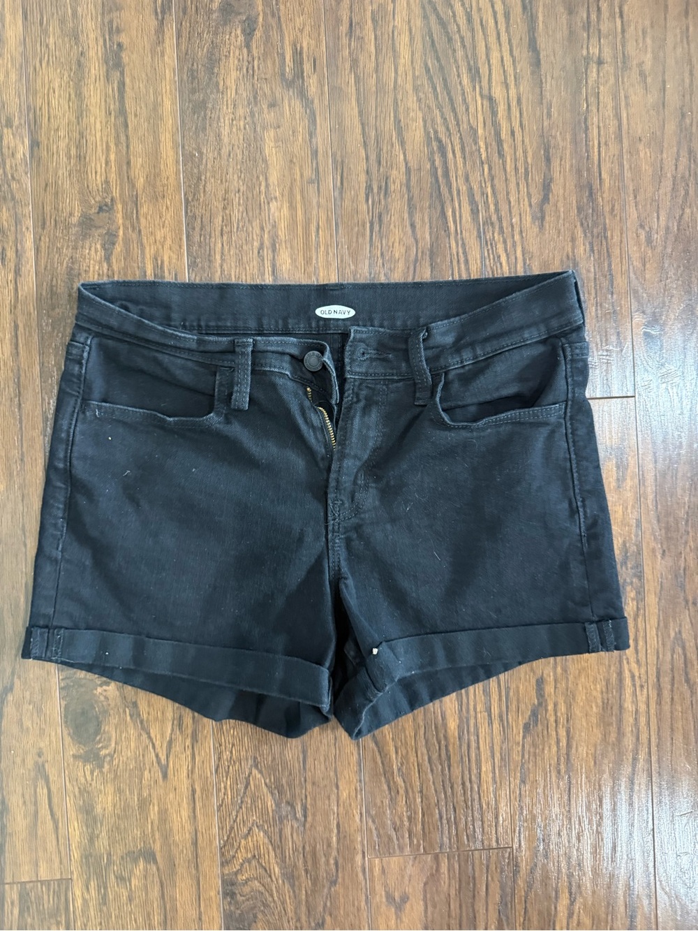 Old Navy Black Cuffed Women’s Jean Shorts